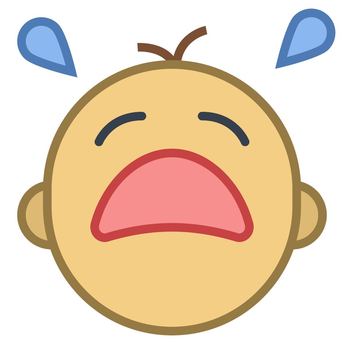 office m style 哭泣的婴儿 icon