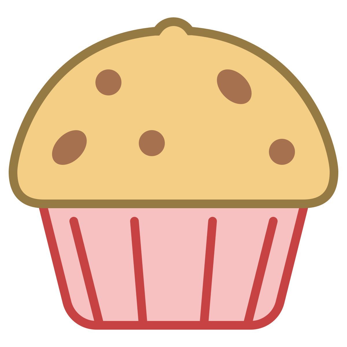 office m style cupcake icon