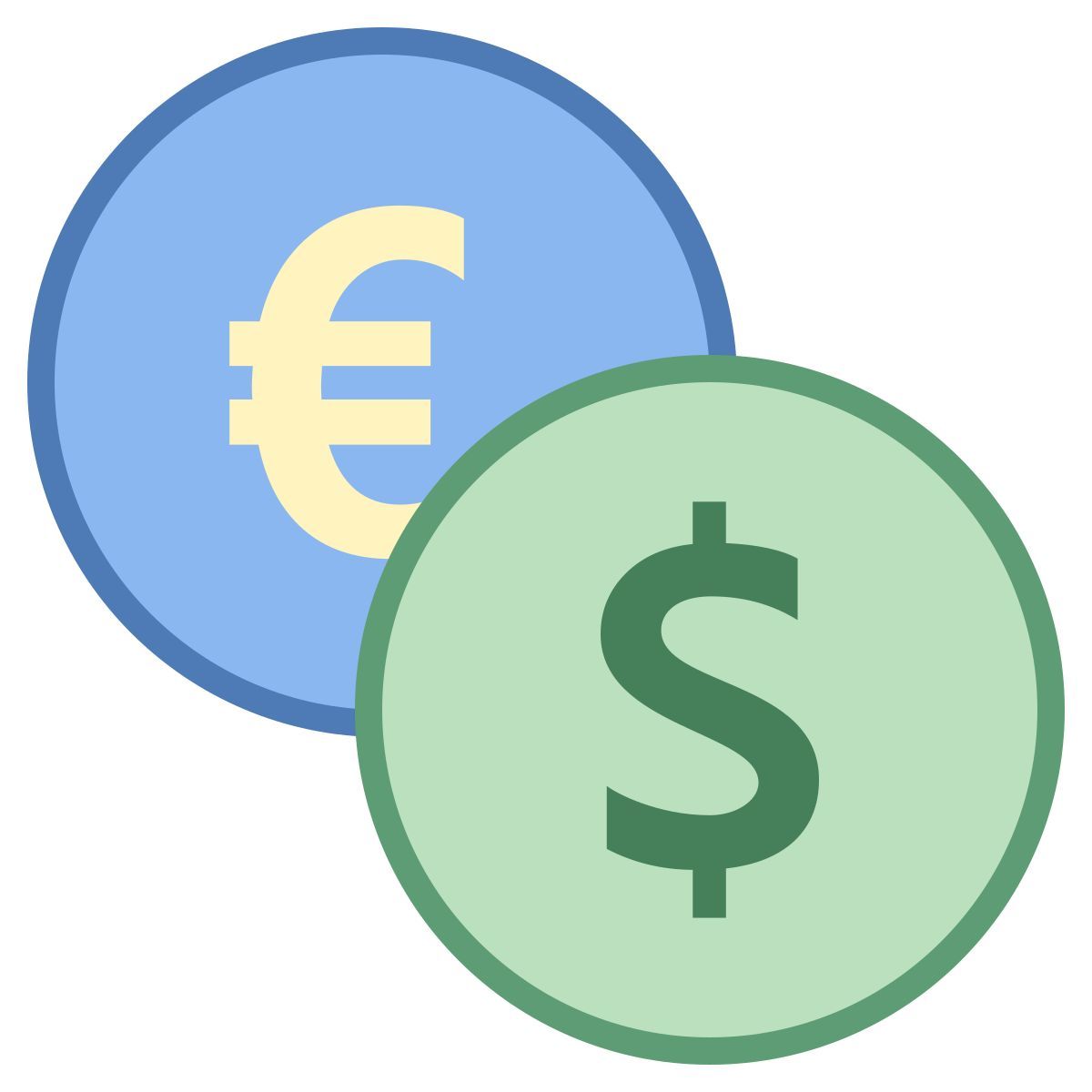 office m style cambio valuta icon