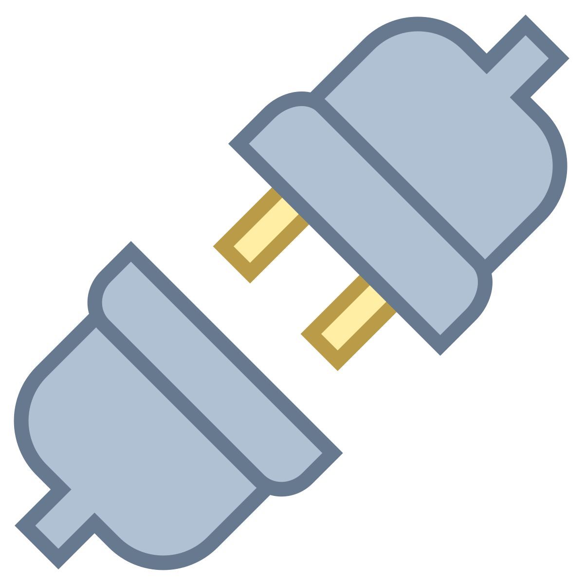 office m style disconnected icon