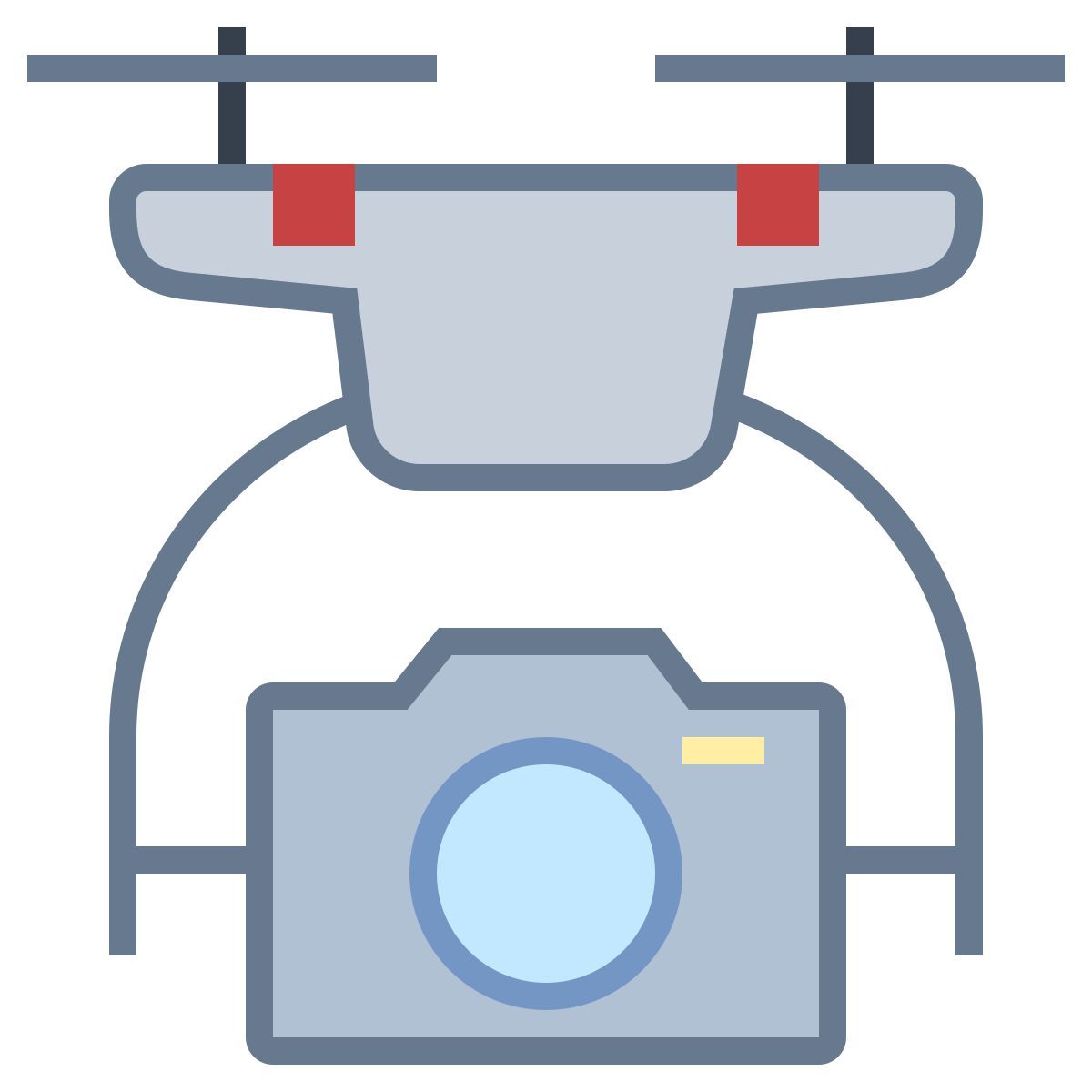 office m style quadcopter icon