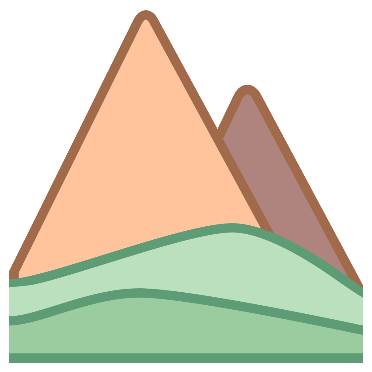 office m style earth element icon