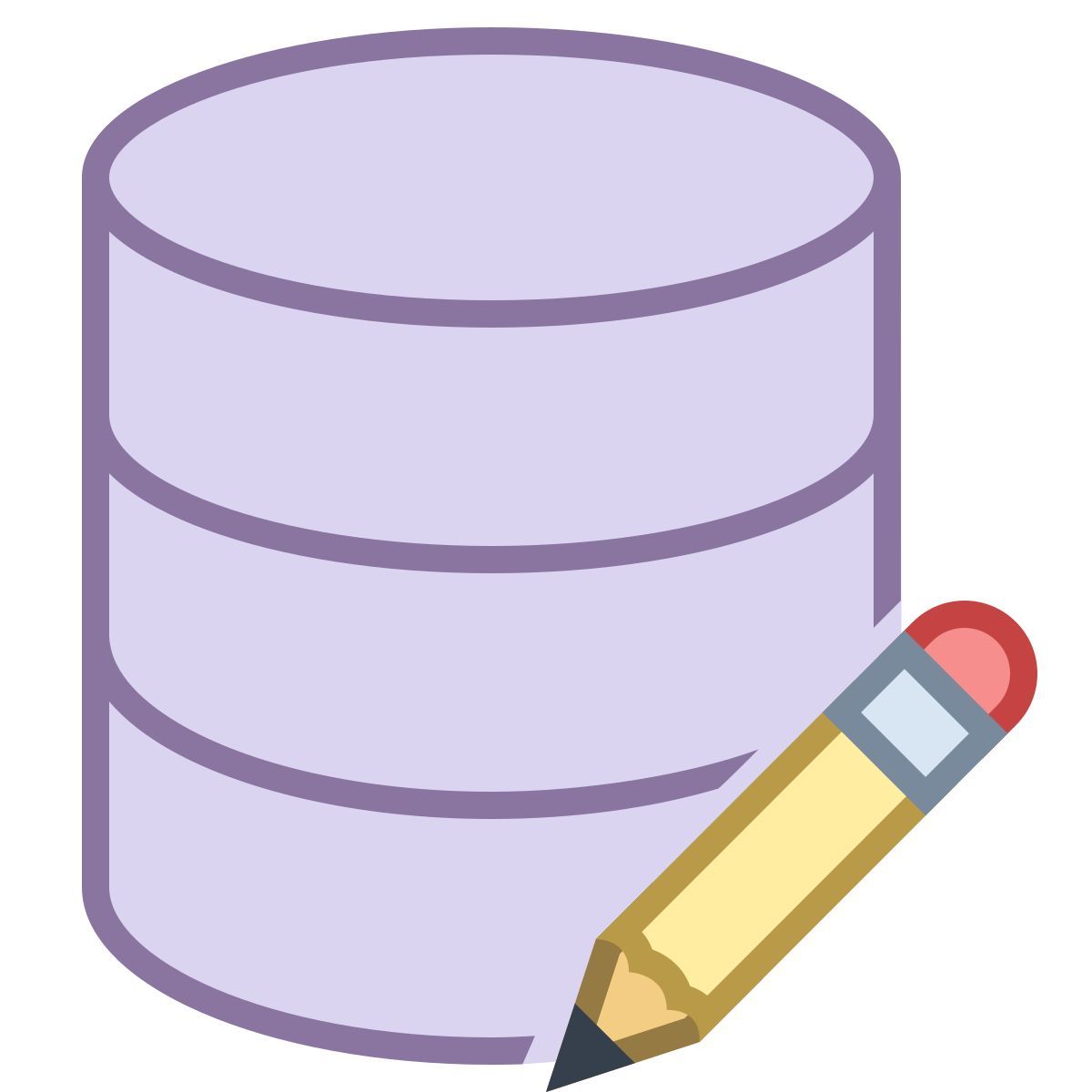 office m style 편집 데이터베이스 icon