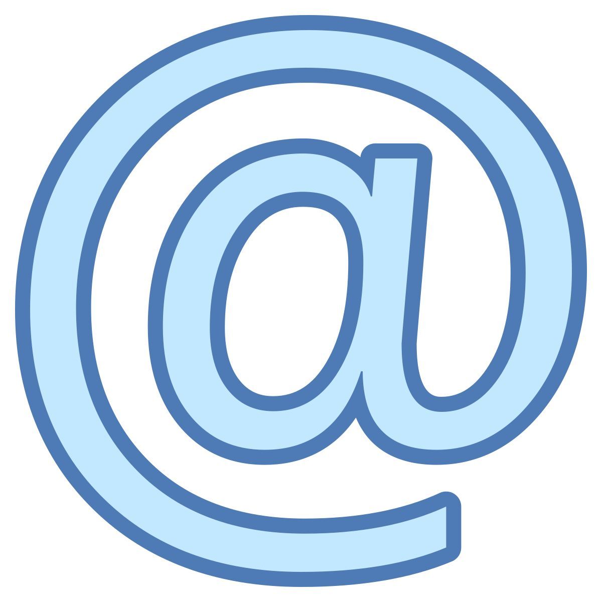 office m style e mail icon
