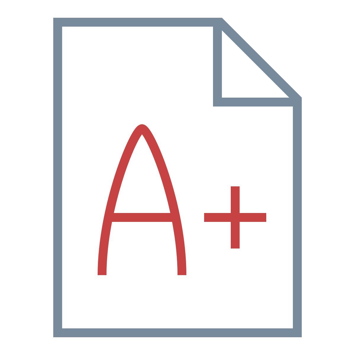 office m style exam icon