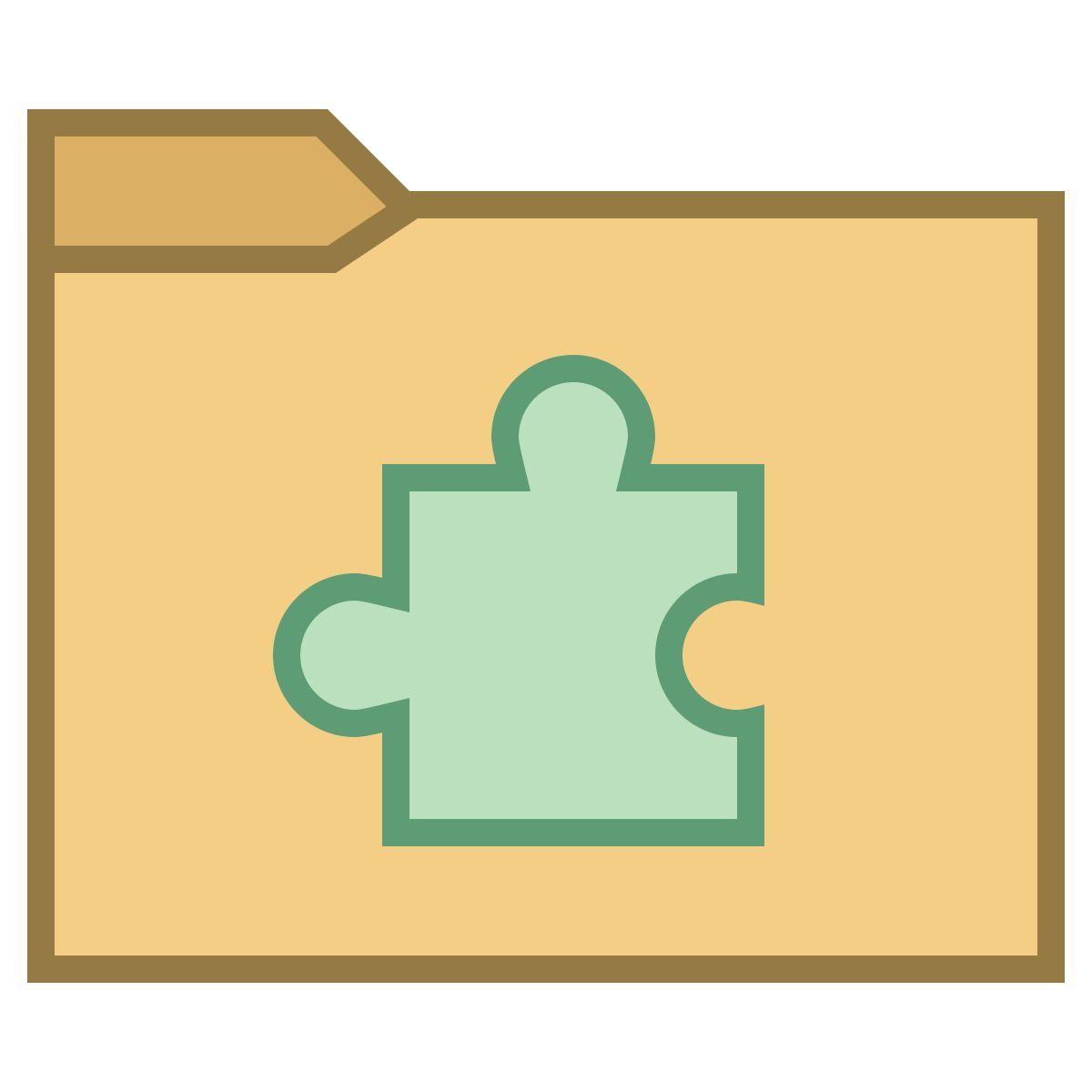 office m style pasta de extensões icon