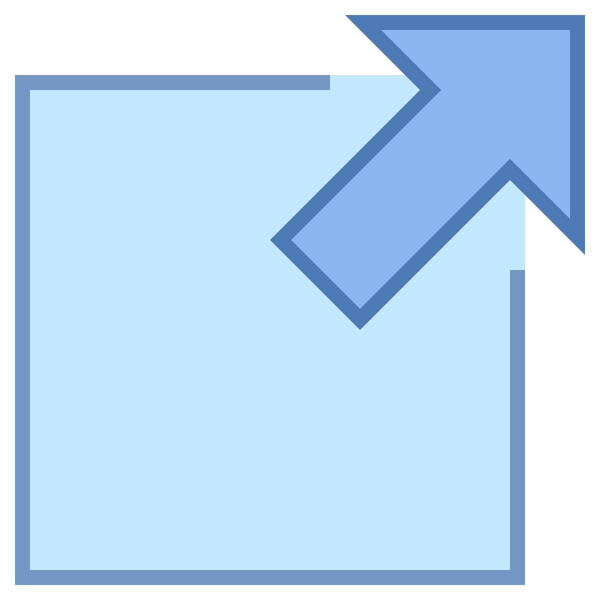 office m style lien externe icon