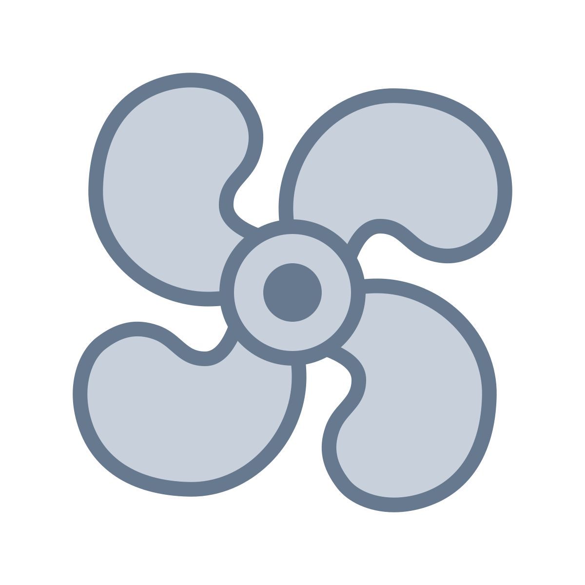 office m style fan speed icon