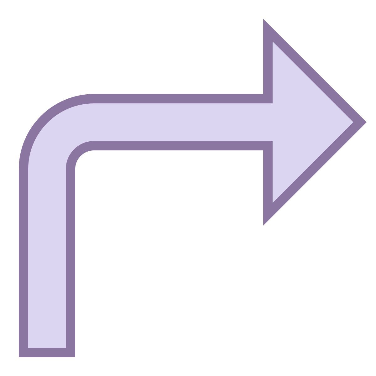 office m style forward arrow icon