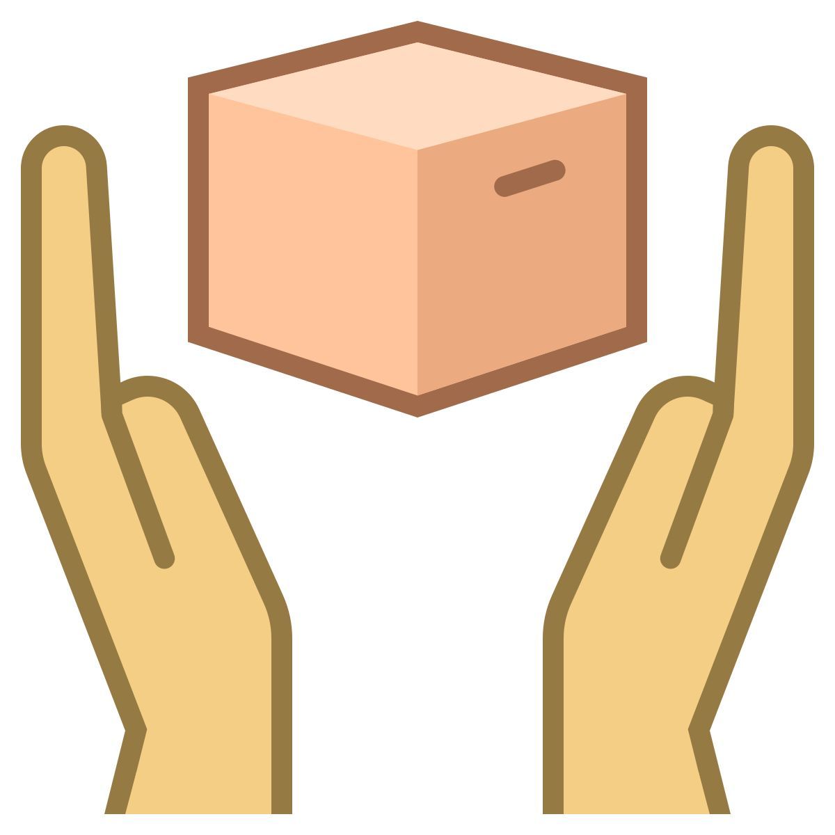 office m style mit vorsicht behandeln icon