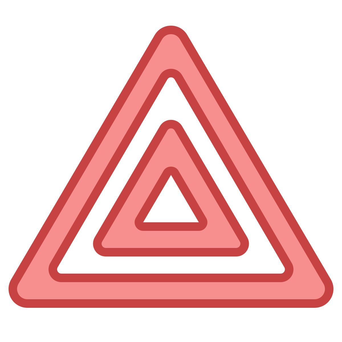 office m style 위험 경고 점멸 장치 icon