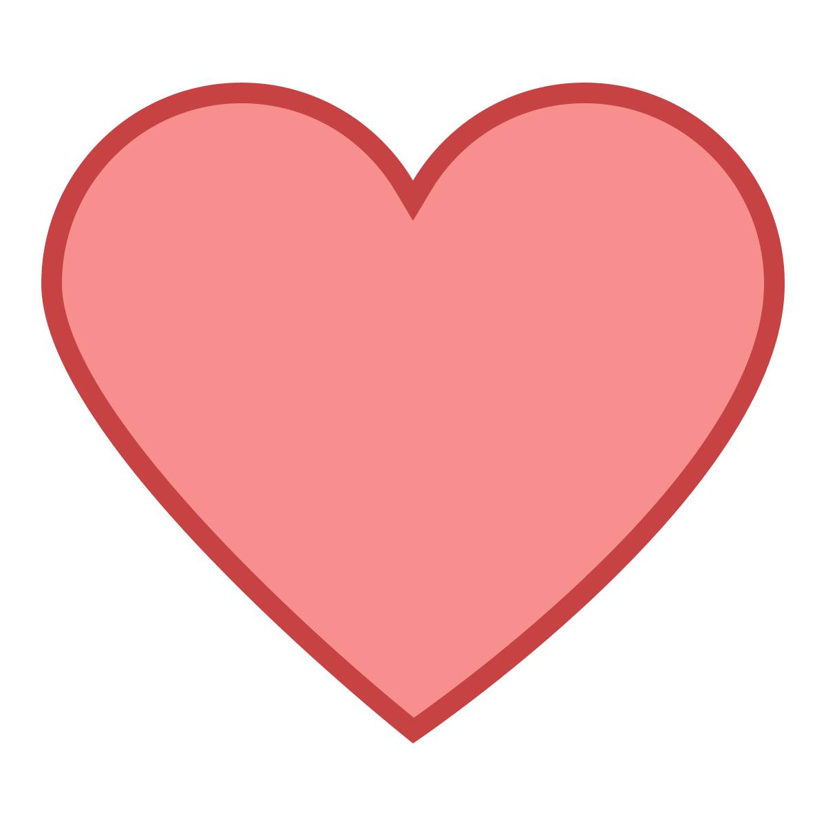 office m style hearts icon