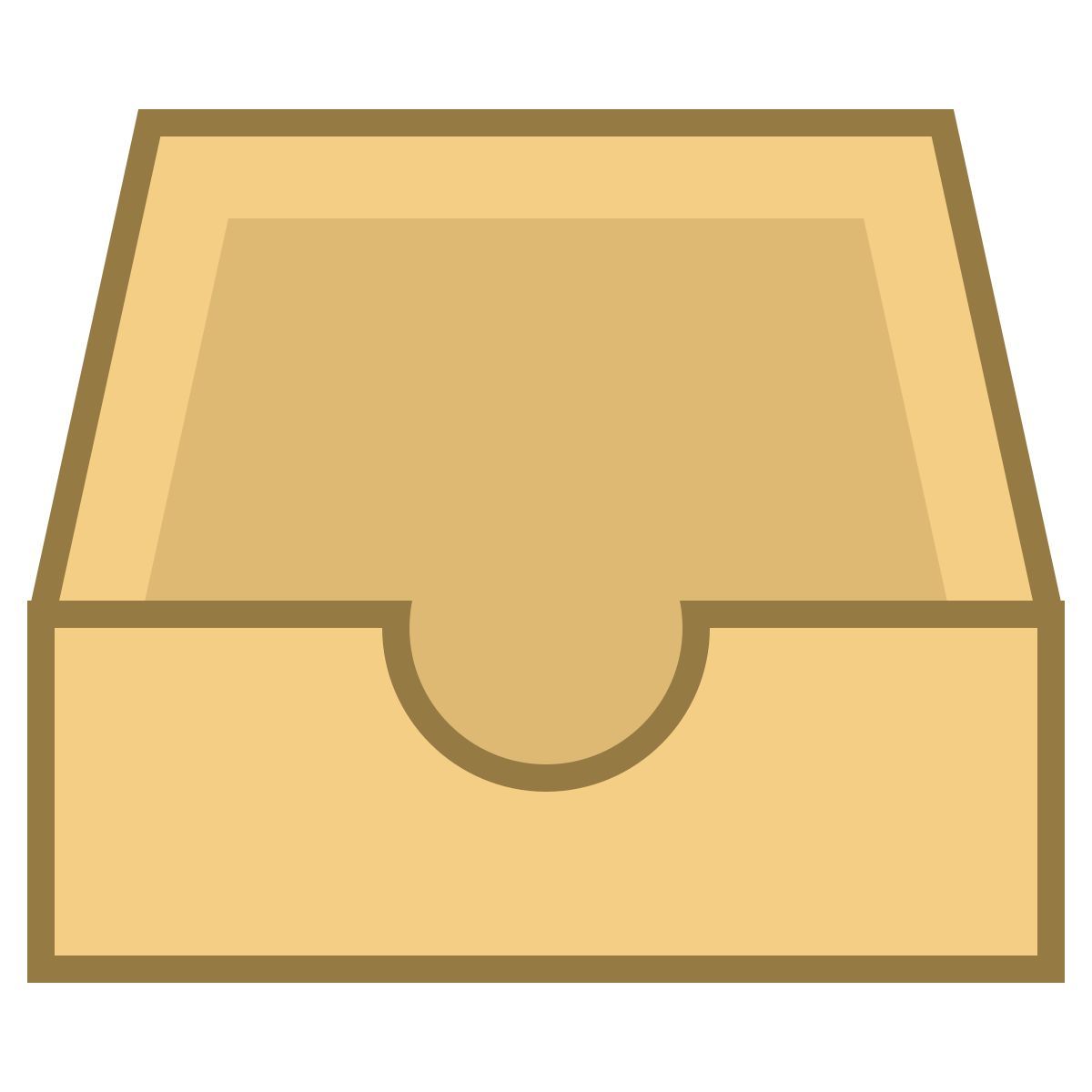office m style inbox icon