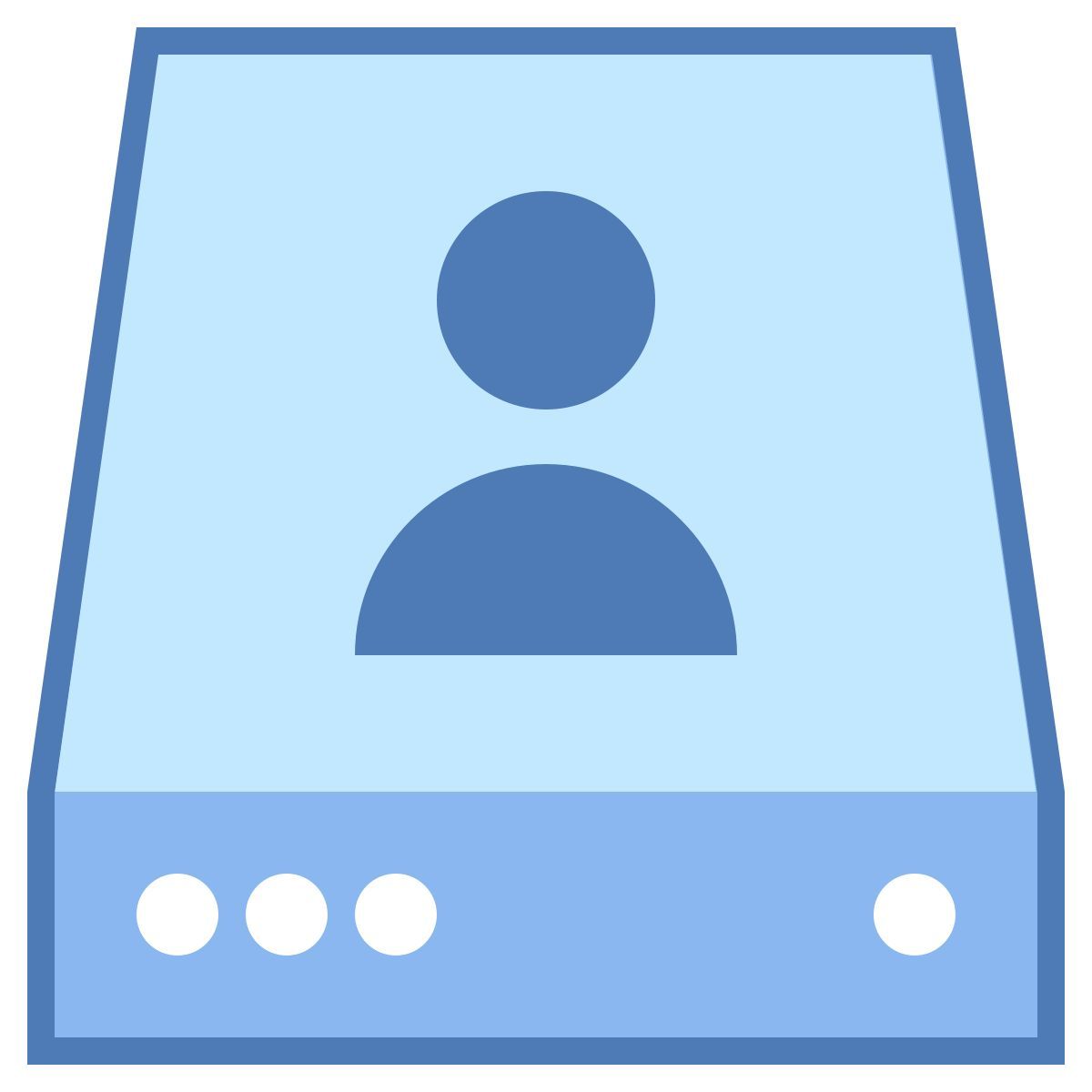 office m style individual server icon