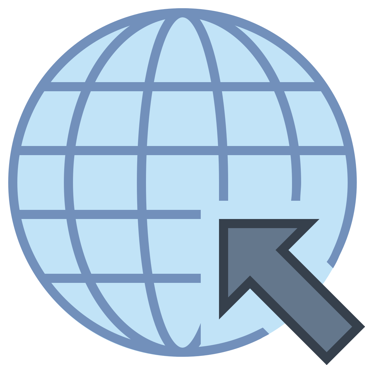 office m style internet  v2 icon