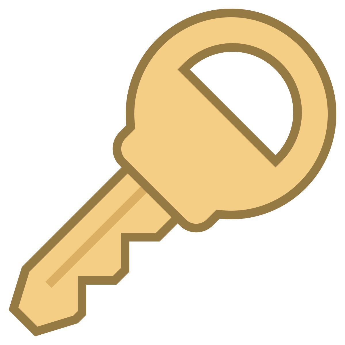 office m style key icon