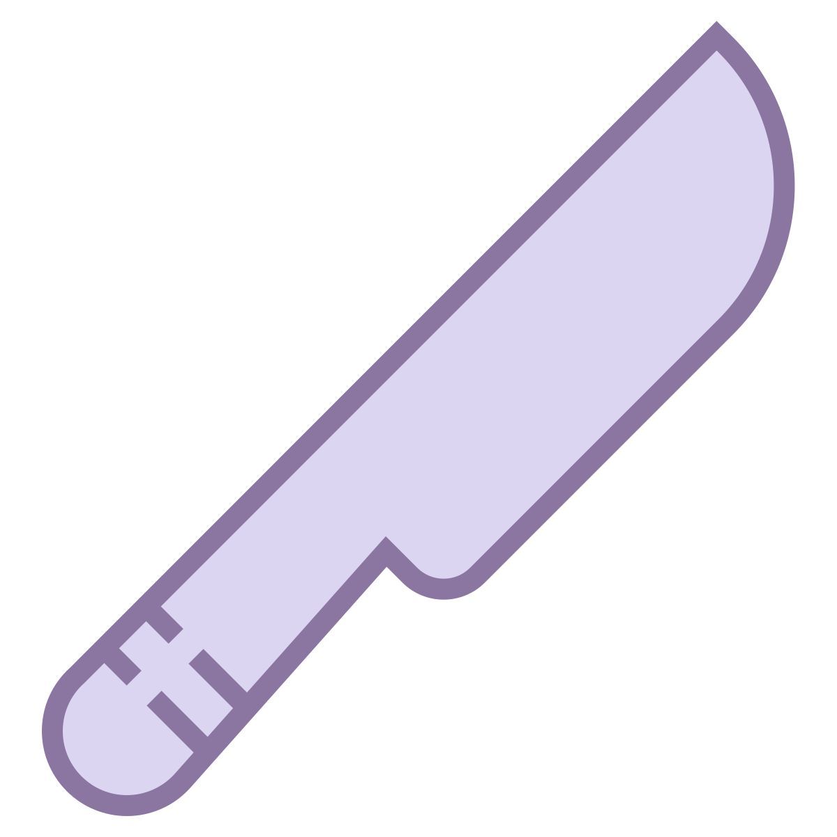 office m style coltello icon