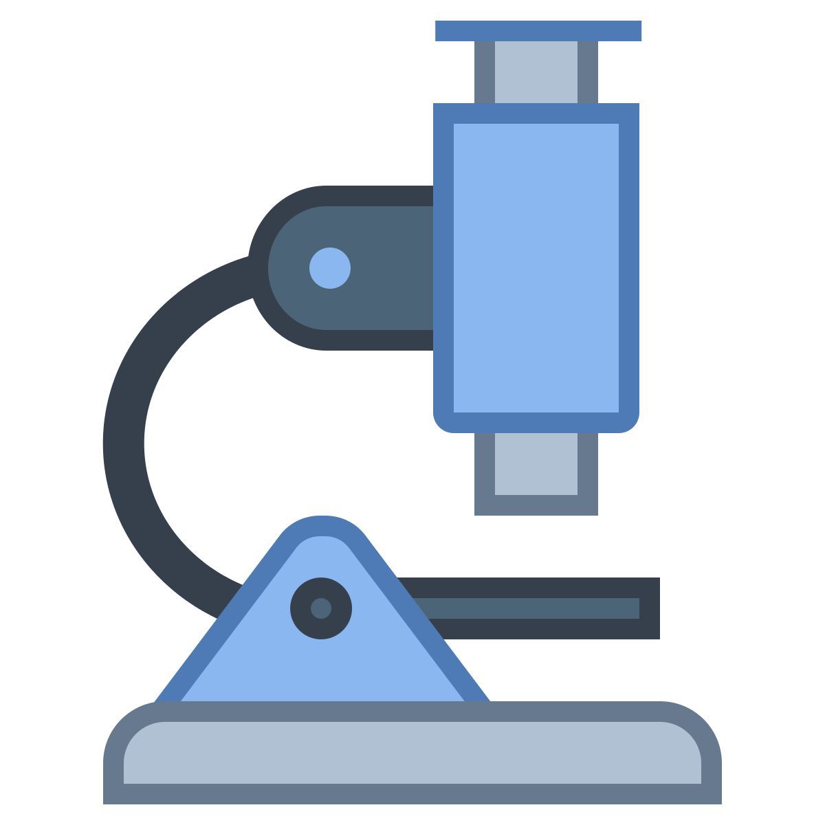 office m style microscope icon