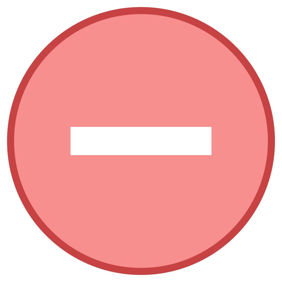 office m style minus icon