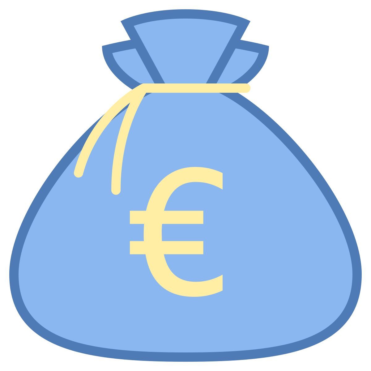 office m style geldbeutel euro icon