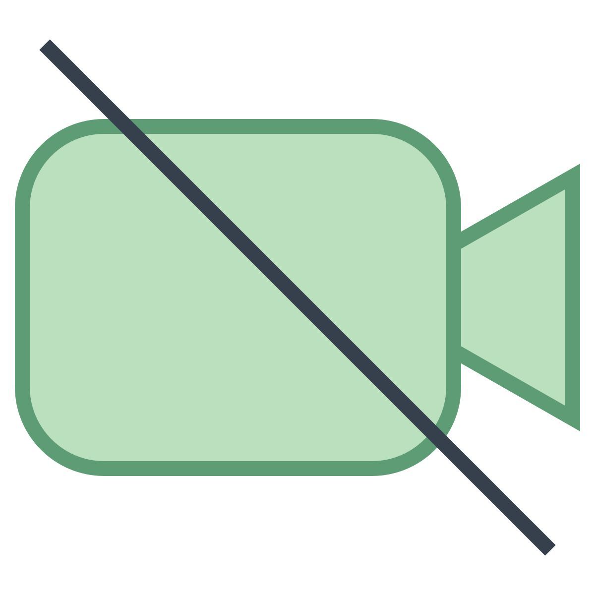 office m style pas de vidéo icon