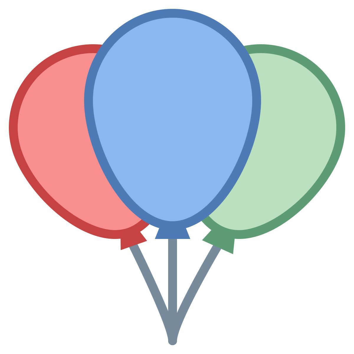 office m style luftballons icon