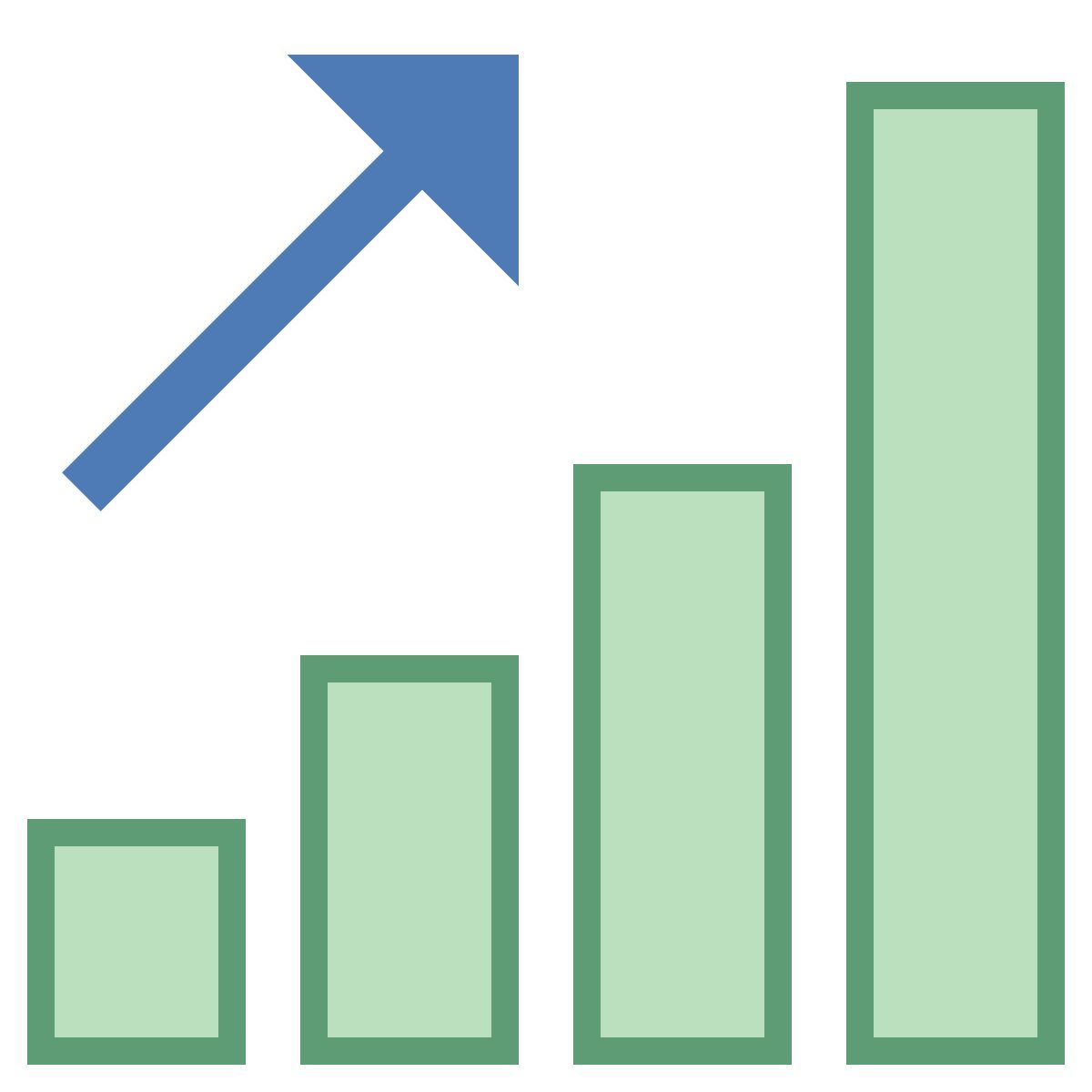 office m style wachstum icon