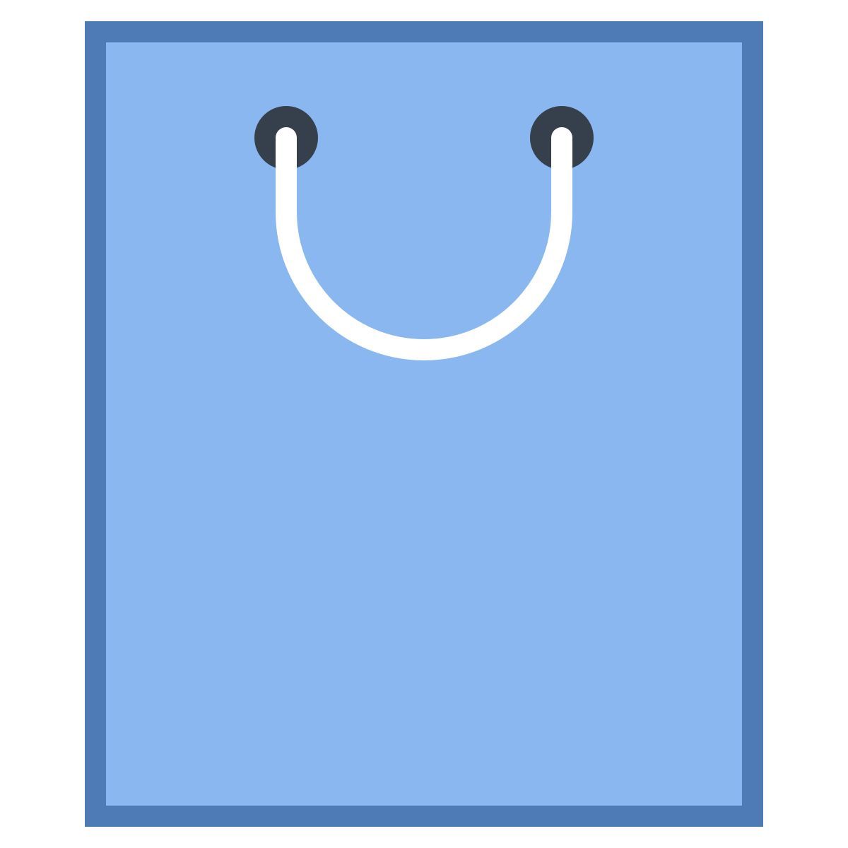 office m style einkaufstasche icon