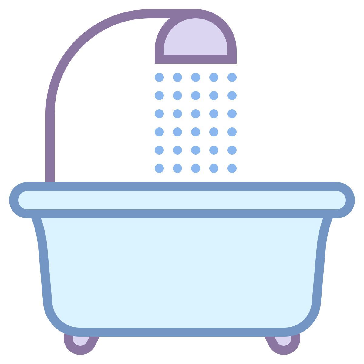 office m style doccia e vasca icon