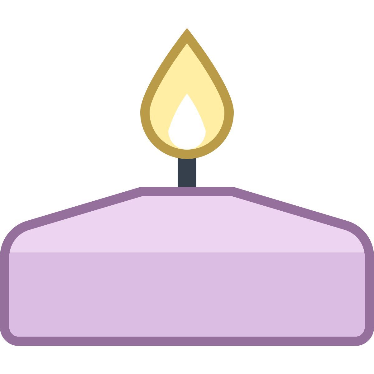 office m style spa candle icon