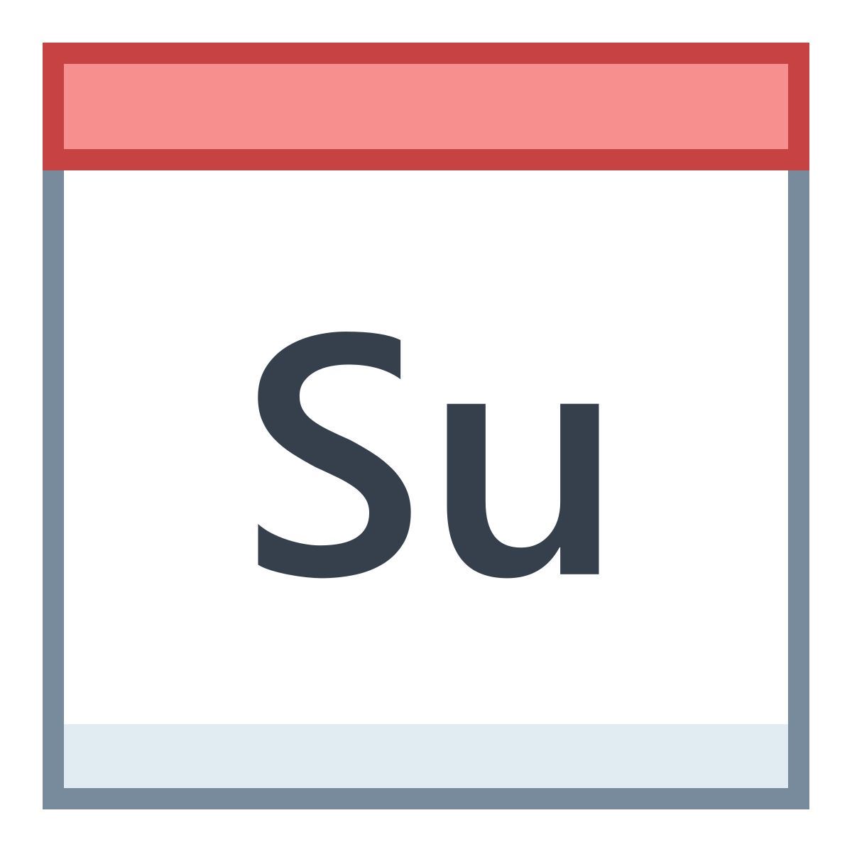 office m style 星期日 icon