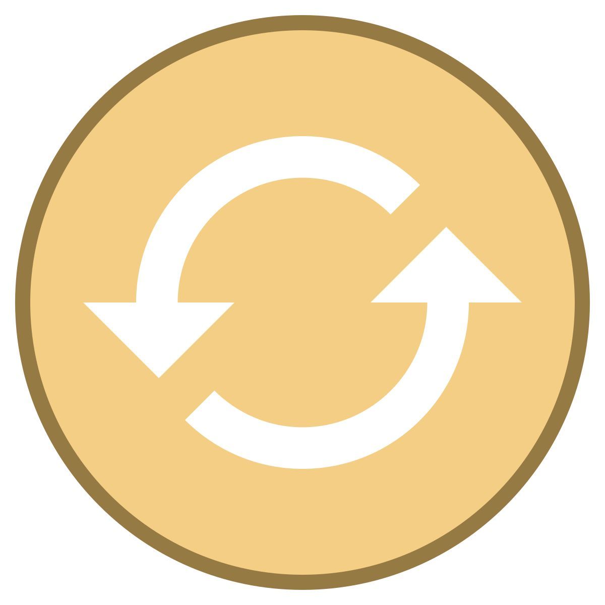 office m style synchronisieren icon