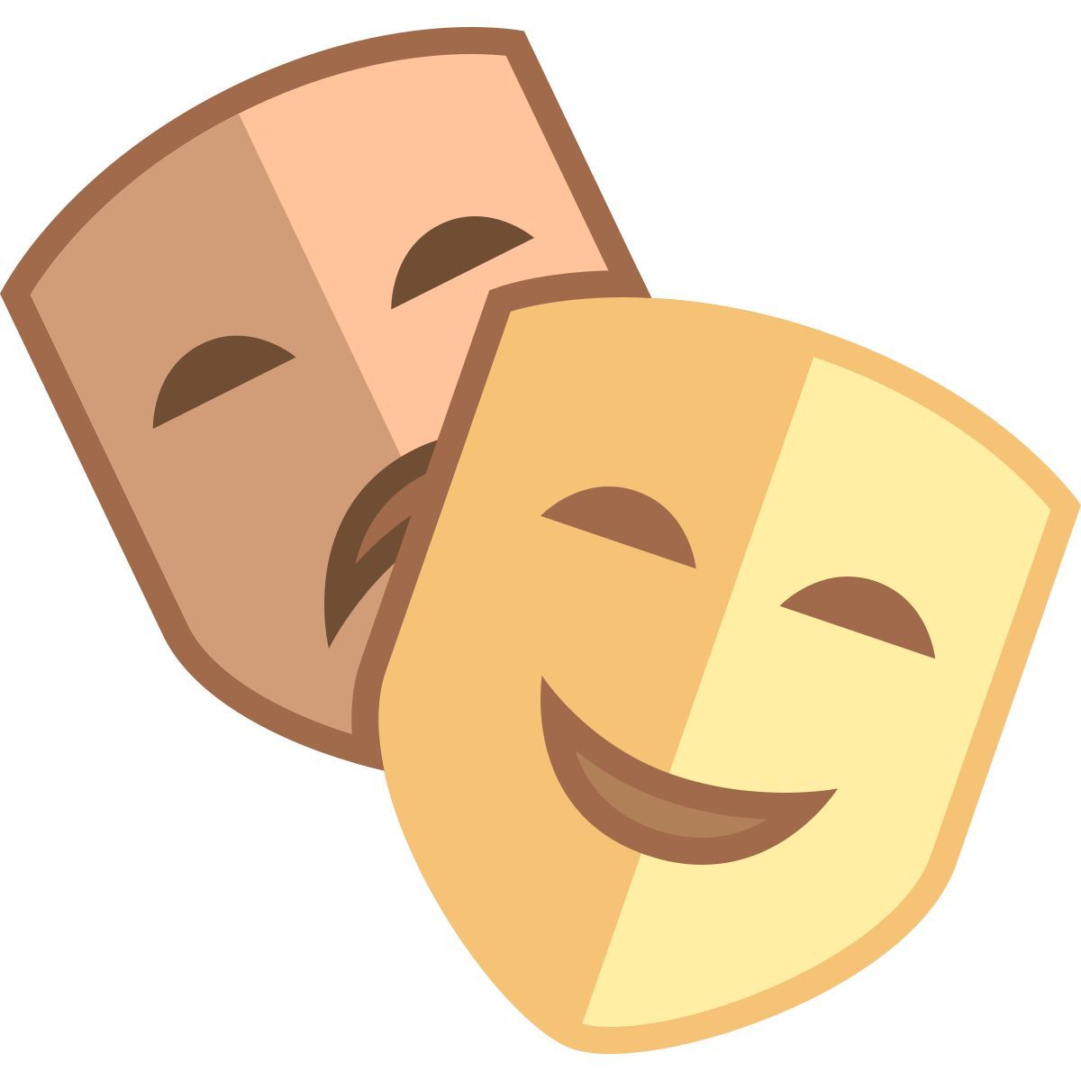 office m style máscaras de teatro icon