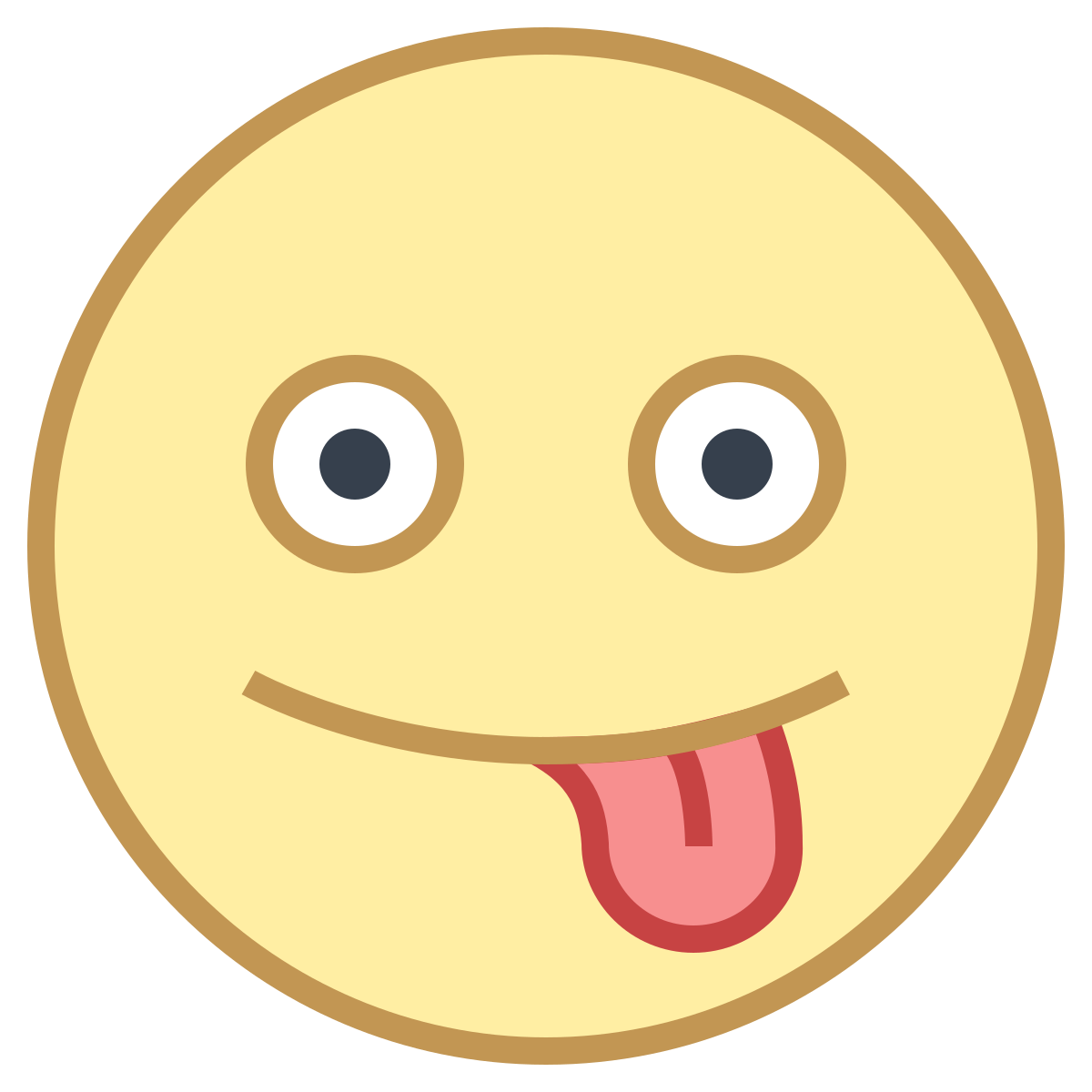 office m style tongue out  v2 icon