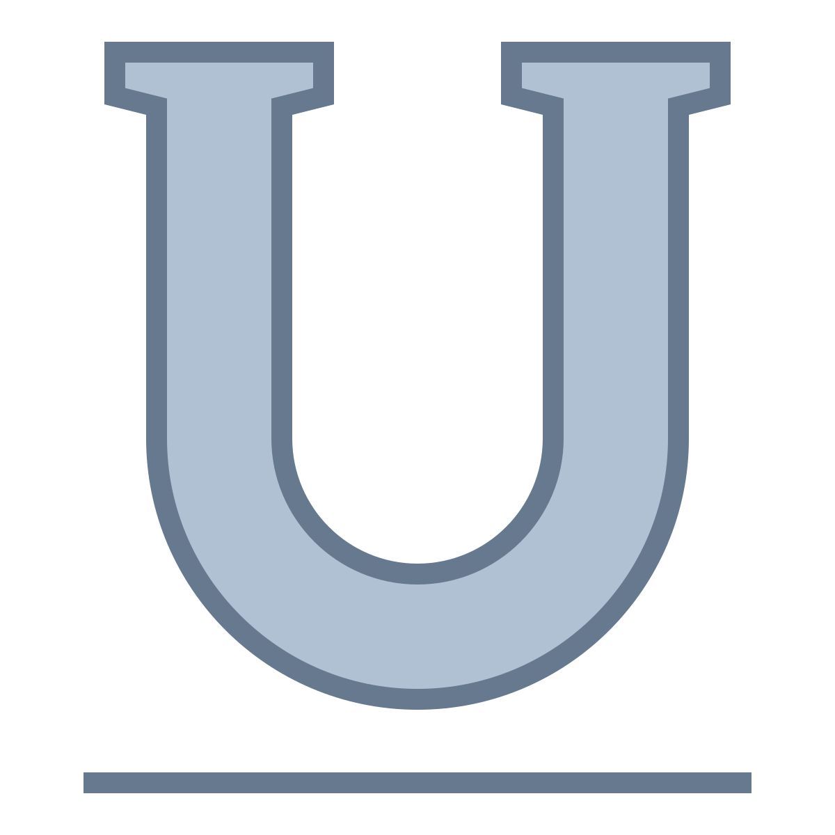 office m style subrayar icon