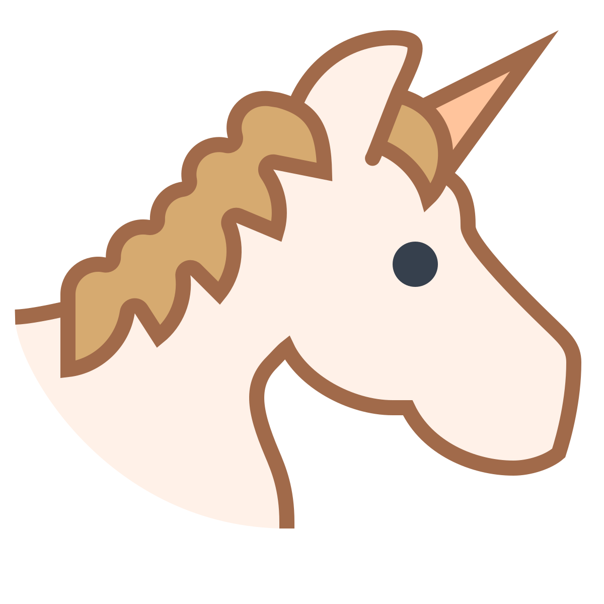 office m style unicorn  v2 icon