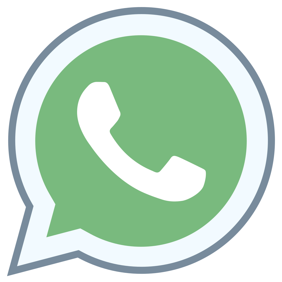 office m style whatsapp  v2 icon
