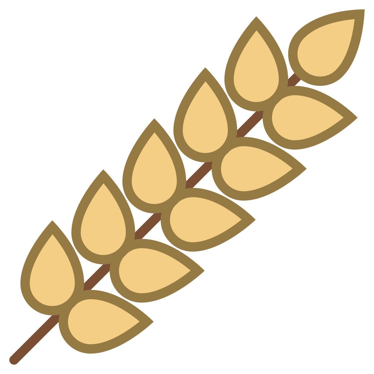 office m style wheat icon