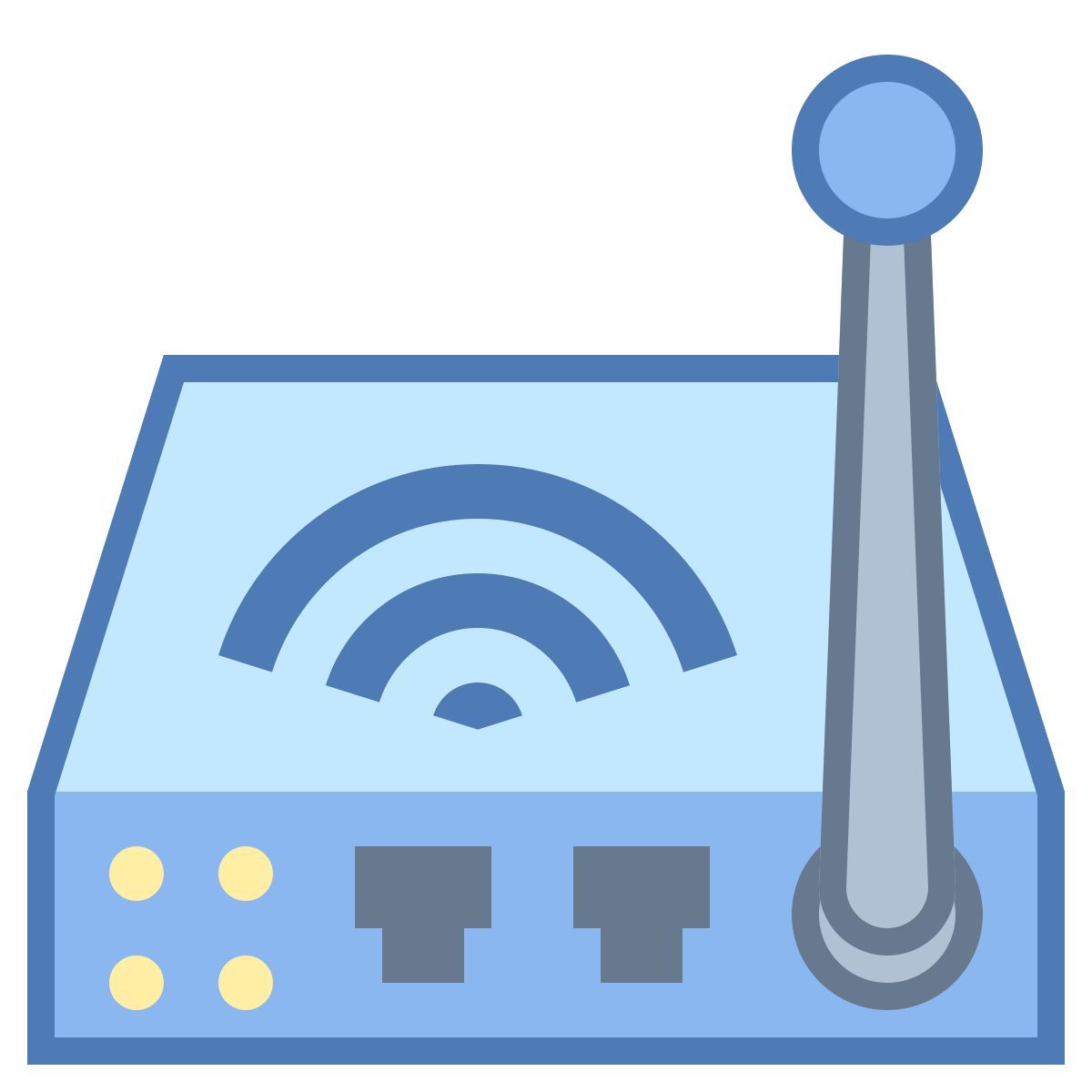 office m style wi fi router icon
