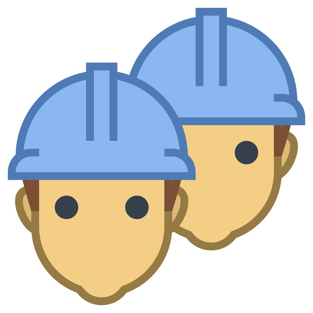 office m style trabajadores icon