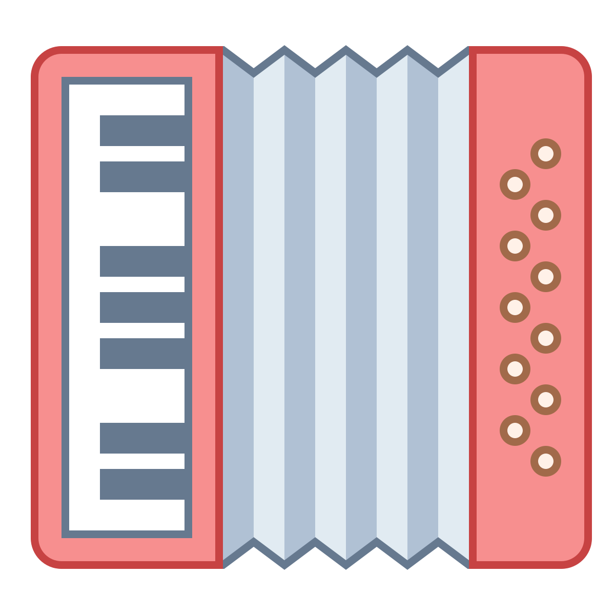 office l style accordion icon