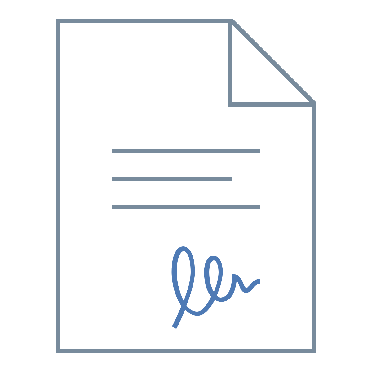 office l style agreement icon