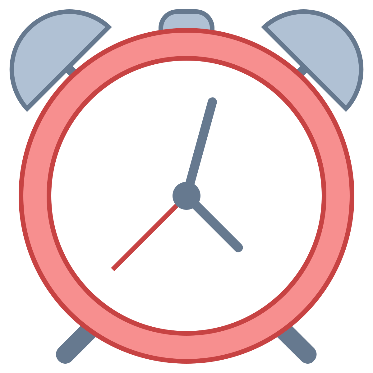 office l style alarm clock icon