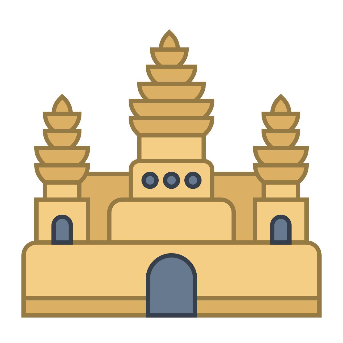 office l style angkor wat icon