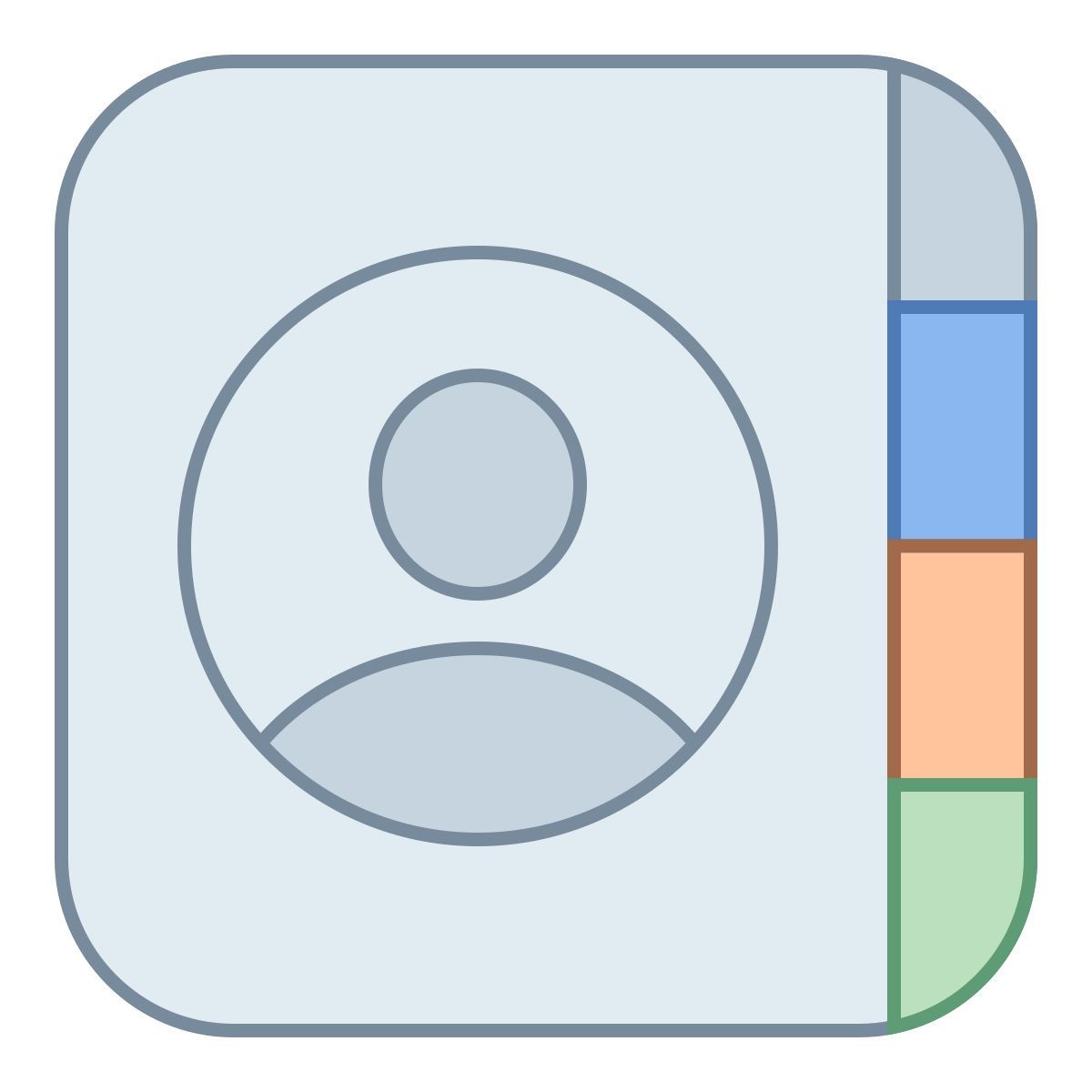 office l style apple kontakte icon