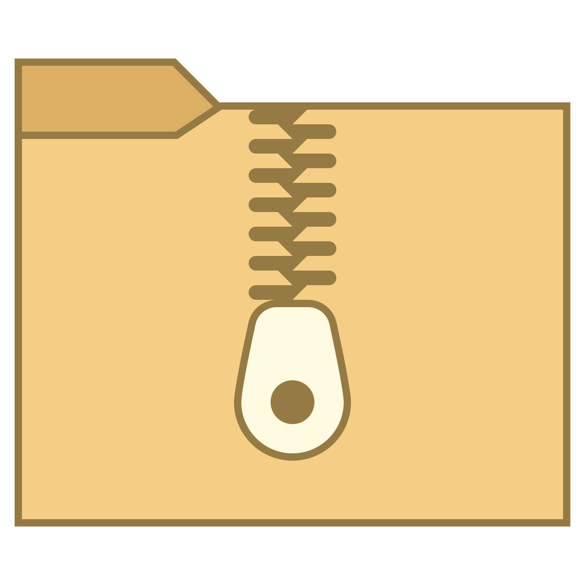 office l style archive folder icon