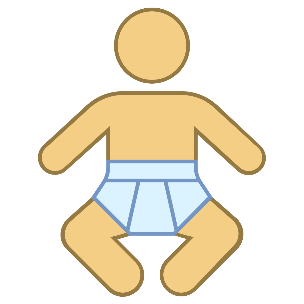office l style baby icon