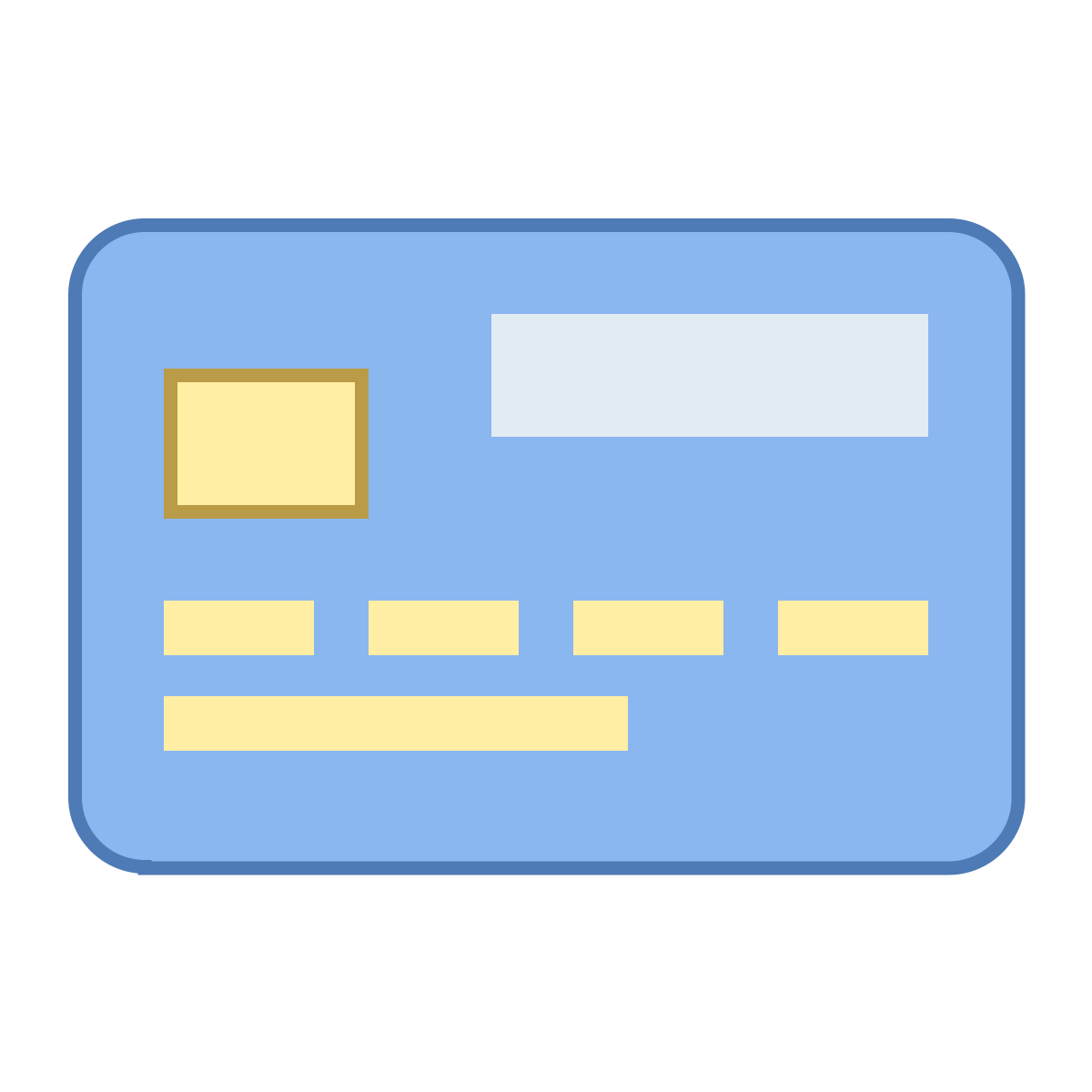office l style bank card front side  v2 icon