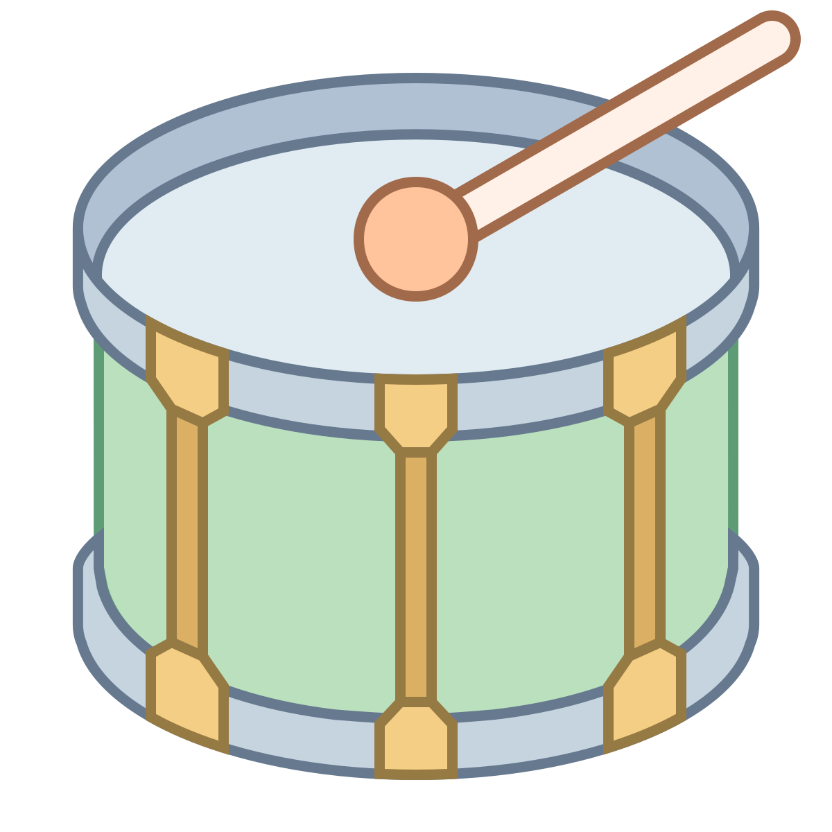 office l style bass drum icon