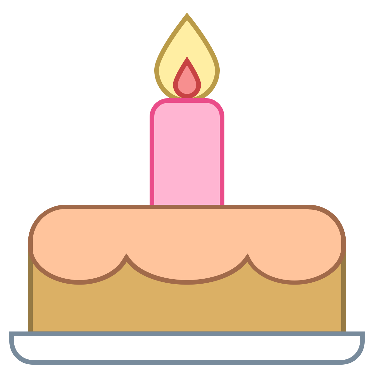 office l style birthday cake  v2 icon